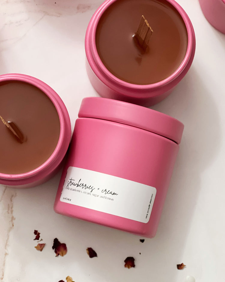 Strawberries and Cream | Valentine’s Pink Tin