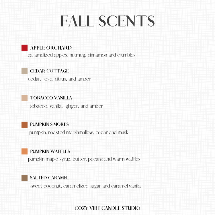 Fall Sample Candle Pack