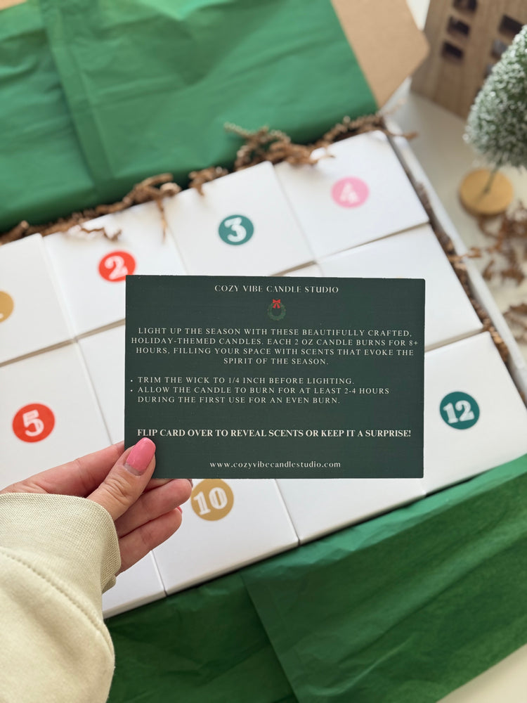 Candle Advent Calendar | 12 Days of Christmas
