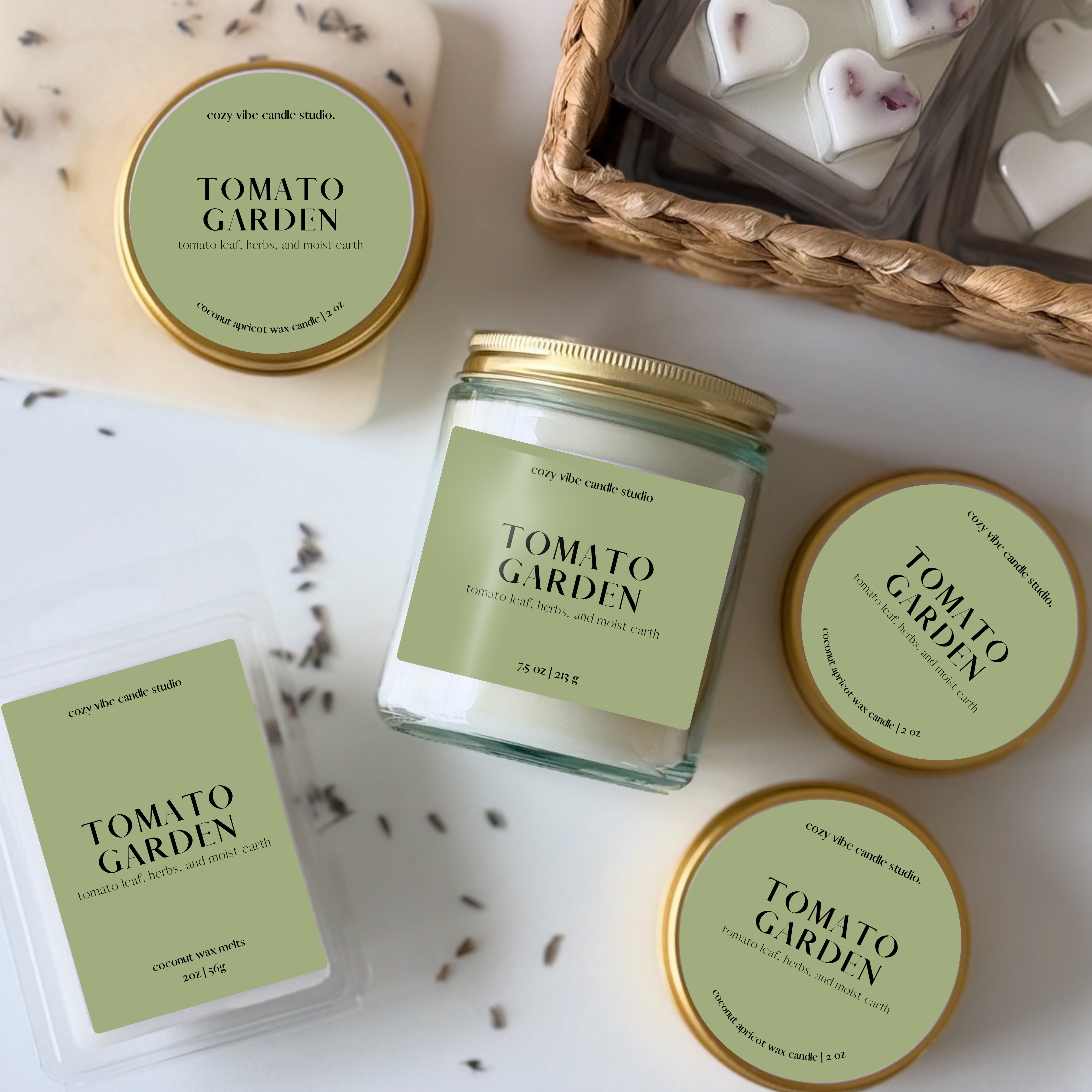 Tomato Garden | Summery Candles – Cozy Vibe Candle Studio