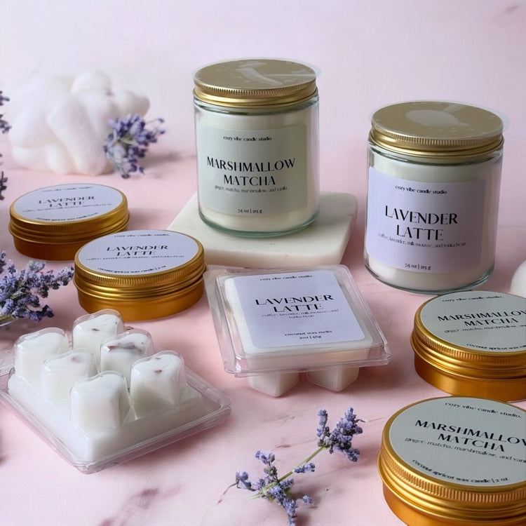 Lavender Latte | Everyday Glass Candles