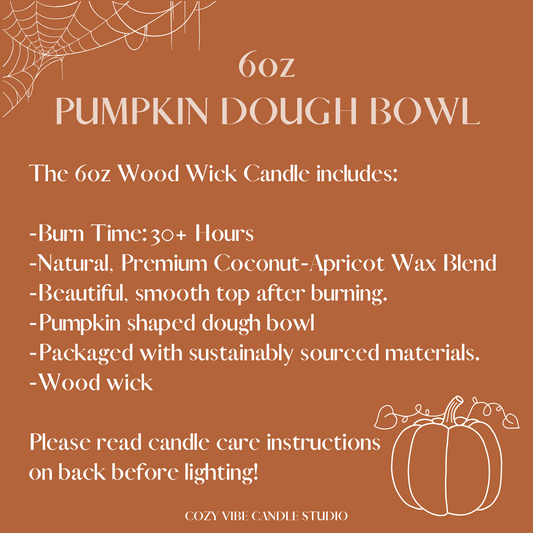 Pumpkin Dough Bowl Candle | 6oz