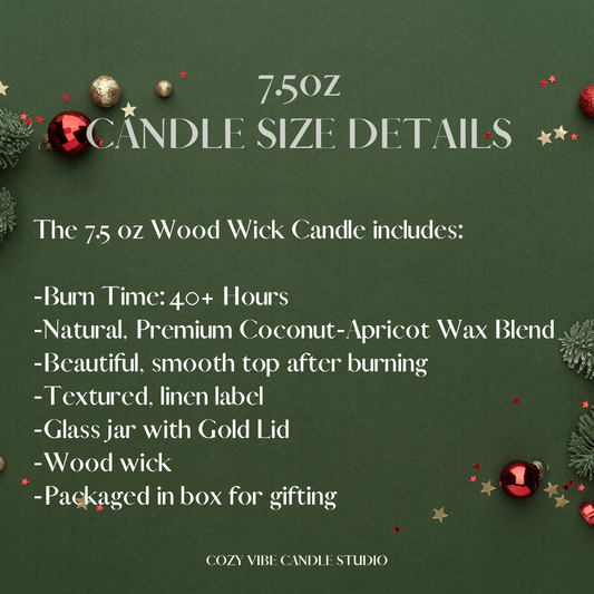 Spiced Pear | 7.5oz Glass Candle