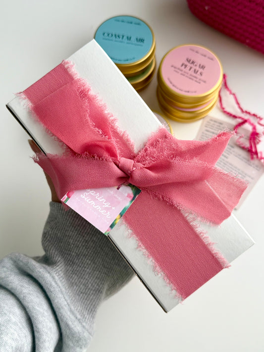 Spring + Summer Travel Tins | 2oz Gold Candles