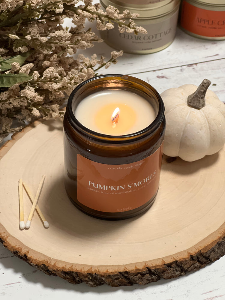 Pumpkin Marshmallow Canning Jar Soy Candle