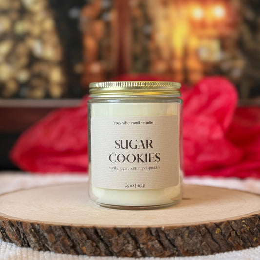 Sugar Cookies | 7.5oz Glass Candle
