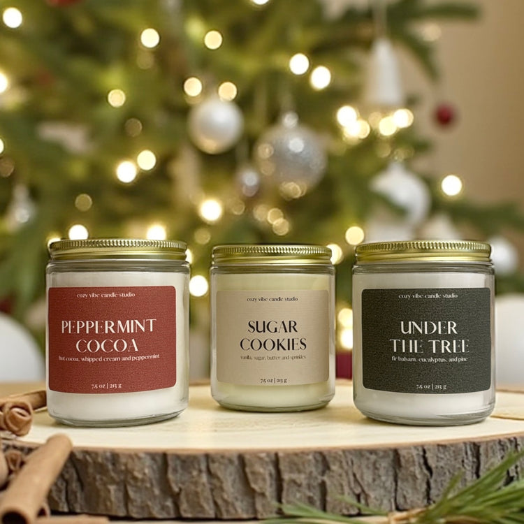 Marshmallow Pine | 7.5oz Glass Candle