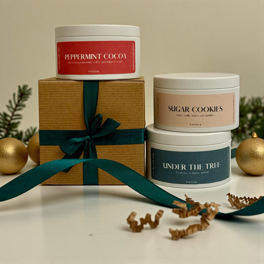 Holiday Gift Tins | 6oz Cream Candles