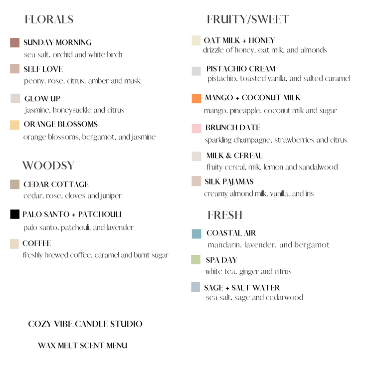 Coconut Wax Melts
