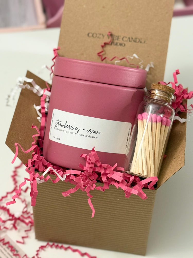 Strawberries and Cream | Valentine’s Pink Tin